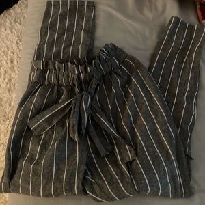 Grey full-length pants!